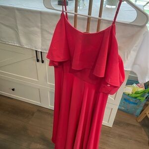 CeCe Vibrant Red Dress